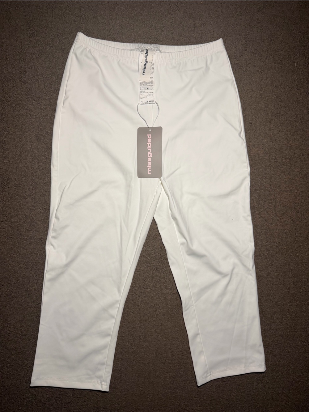 White capri Leggings
